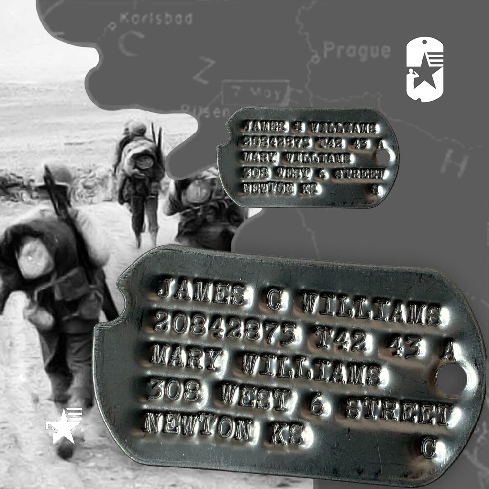 D2001 Razba psich znamek dle vzoru DOG TAG 1941-1943