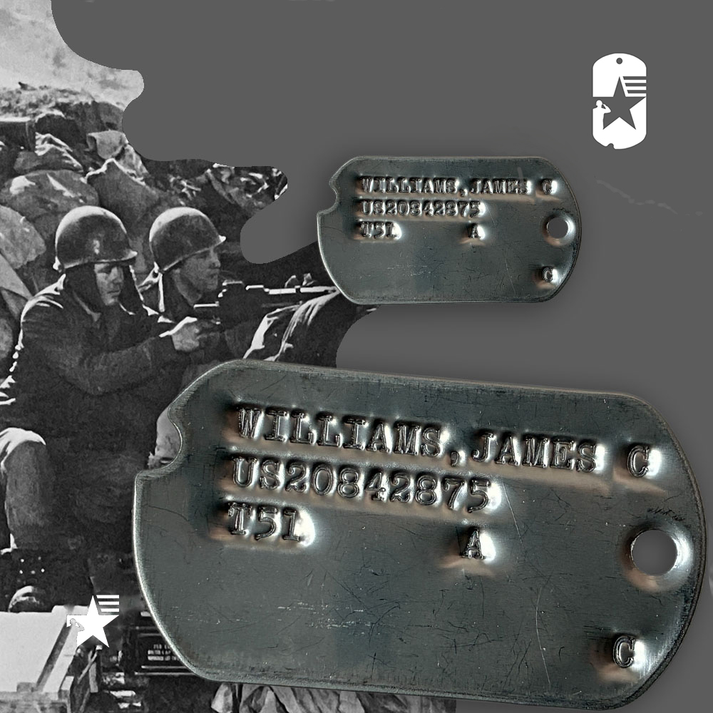D2004 Razba psich znamek dle vzoru DOG TAG 1950-1953