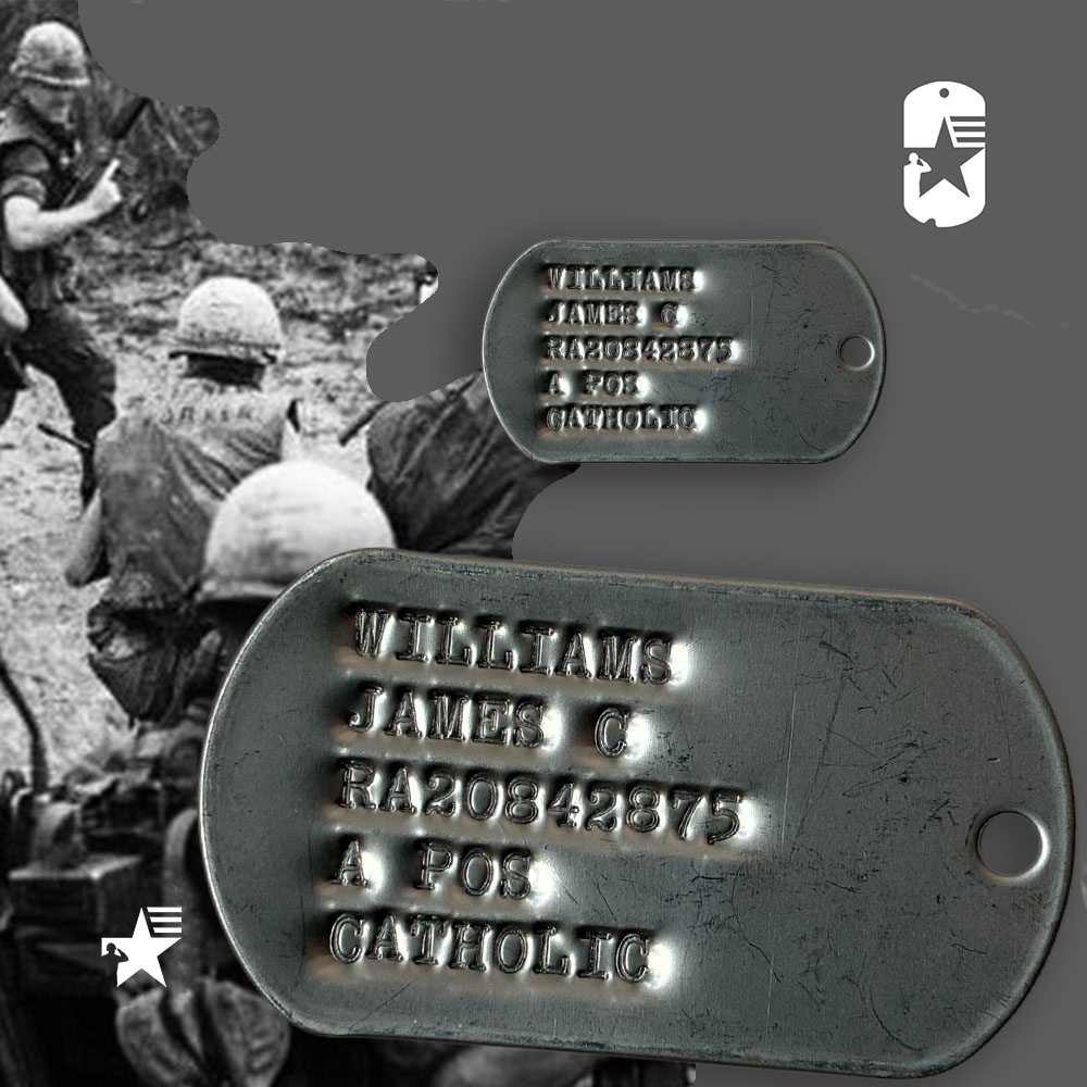 D2005 Razba psich znamek dle vzoru DOG TAG 1964-1967