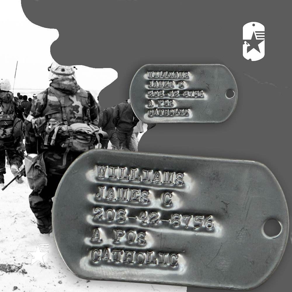 D2006 Razba psich znamek dle vzoru DOG TAG 1969-20XX