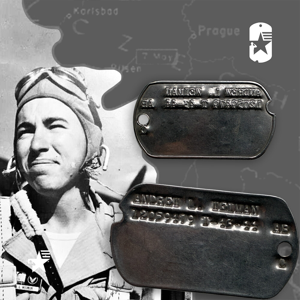 D3001 WWII US ARMY DOG TAG ASN 36864108 TSGT JAMES H. DUNCAN. CO F 38TH INFANTRY 2ND INF DIV